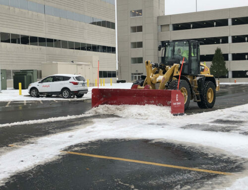 Commercial Lot Plowing